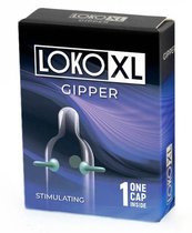Стимулирующая насадка на пенис LOKO XL GIPPER - Sitabella