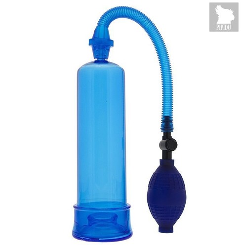 Синяя вакуумная помпа MENZSTUFF PENIS ENLARGER, цвет синий - Dream toys