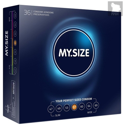Презервативы MY.SIZE размер 57 - 36 шт. - VITALIS