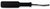 Черная классическая шлепалка с ручкой, цвет черный - МиФ