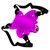 Лиловая вибробабочка на ремешках Sloane, цвет лиловый - Baile