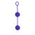 Вагинальные шарики Posh Silicone “O” Balls, цвет фиолетовый - California Exotic Novelties