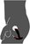 Вибромассажер простаты с функцией римминга Rebel Plug with Perineum Stimulator, цвет черный - ORION