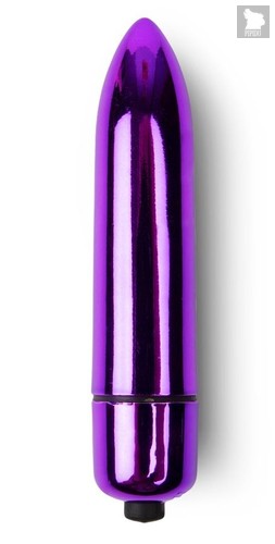 Фиолетовая вибропуля с заостренным кончиком, цвет фиолетовый - Brazzers