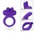 Фиолетовое двойное эрекционное кольцо Silicone Rechargeable Dual Rockin Rabbit, цвет фиолетовый - California Exotic Novelties