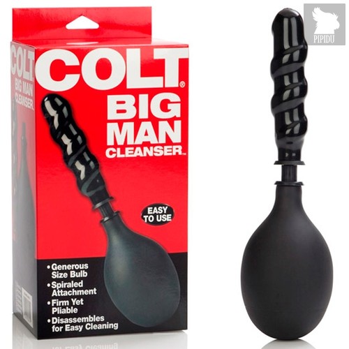 Анальный душ COLT - Big Man Cleanser, цвет черный - California Exotic Novelties