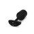 Черная пробка для ношения с вибрацией Snug Plug 4 - 14 см., цвет черный - B-vibe