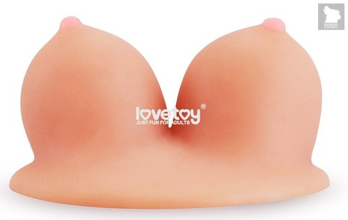 Грудь на присоске Universal Boobie Stand Holder, цвет телесный - LoveToy