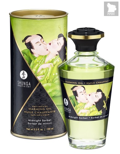 Массажное интимное масло с ароматом щербета - 100 мл - Shunga Erotic Art