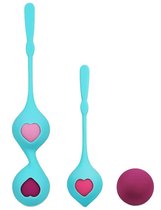 Набор из 4 вагинальных разновесных шариков Grace, цвет мятный - Winyi