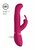 Розовый вибромассажер-кролик Izara - 22 см., цвет розовый - Shots Media
