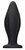 Черная анальная пробка Edgy Butt Plug - 11,4 см., цвет черный - Shots Media