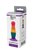 Разноцветная анальная пробка COLOURFUL PLUG - 12,5 см., цвет разноцветный - Dream toys