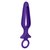 Фиолетовая силиконовая пробка с прорезью Silicone Groove Probe - 10,25 см., цвет фиолетовый - California Exotic Novelties