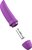Фиолетовая вибропуля Bmine Basic Curve - 7,6 см., цвет фиолетовый - B Swish