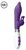 Фиолетовый вибратор-кролик Adonis - 22 см., цвет фиолетовый - Shots Media