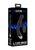 Черный гладкий вибромассажер с электростимуляцией и пультом ДУ E-Stim G/P-Spot Vibrator - 19,5 см., цвет черный - Shots Media
