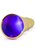 Анальная пробка 4,8" R3 RICH Gold - Purple Sapphire - Shots Media