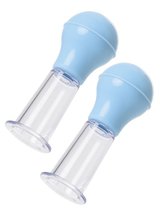 Набор для стимуляции сосков Nipple Pump Set - Size L, цвет прозрачный - Toyfa