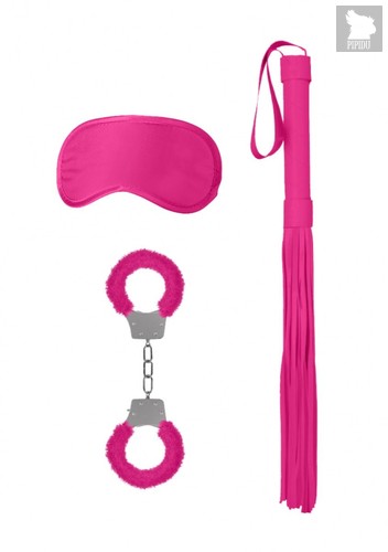 Розовый набор для бондажа Introductory Bondage Kit №1, цвет розовый - Shots Media