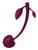 Бордовая вагинальная вишенка WILD CHERRY - 14,5 см, цвет бордовый - Jos