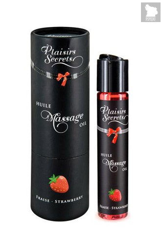 MASSAGE OIL STRAWBERRY 59ML Массажное масло Земляника 59 мл - Concorde