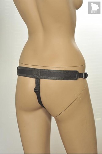 Кожаные трусики с плугом Kanikule Leather Strap-on Harness Anatomic Thong - Kanikule