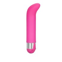 Розовый вибратор Silicone G для стимуляции G-точки - 12 см., цвет розовый - California Exotic Novelties