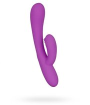 Фиолетовый перезаряжаемый вибромассажер Embrace Massaging G-Tickler