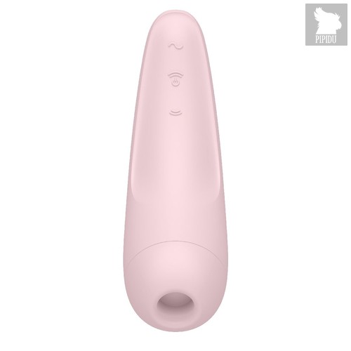 Розовый вакуум-волновой стимулятор Satisfyer Curvy 2+, цвет розовый - Satisfyer