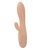 Телесный вибратор Kiara с клиторальным отростком - 18,3 см, цвет телесный - Le Frivole
