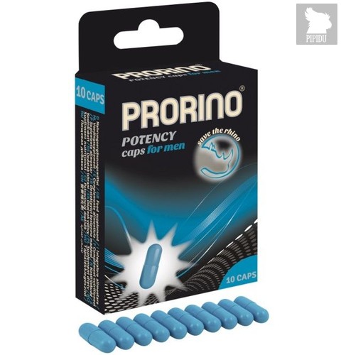 БАД для мужчин ero black line PRORINO Potency Caps for men - 10 капсул - Aneros