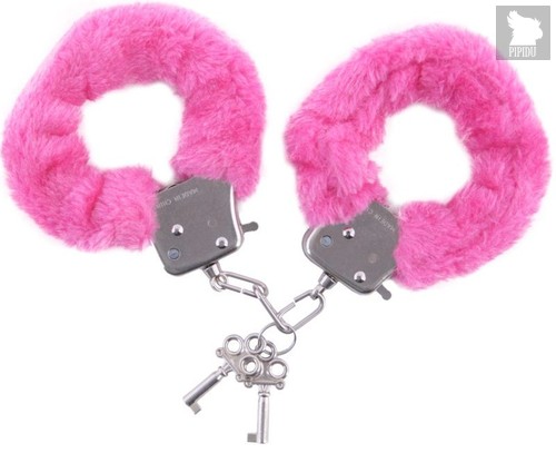 Розовые наручники, цвет розовый - Toyfa