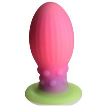 Розовая пробка-яйцо XL Xeno Egg - 17,6 см., цвет розовый - XR Brands