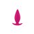 Анальная пробка для ношения Inya Spades Medium, средняя, цвет розовый - NS Novelties