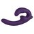 Фиолетовый страпон с вибрацией Sharevibe - 22 см, цвет фиолетовый - Fun factory