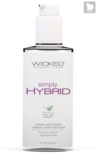 Водно-силиконовый лубрикант Wicked Simply HYBRID - 70 мл. - Wicked