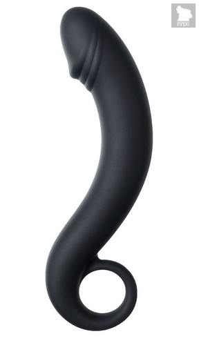 Черный анальный фаллоимитатор Dorado - 18 см., цвет черный - Toyfa