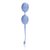 Вагинальные шарики L’Amour Premium Weighted Pleasure System каплевидные, цвет голубой - California Exotic Novelties
