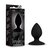 Черная анальная пробка Slut Plug - 6,3 см., цвет черный - Blush Novelties
