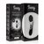 Черный двухсторонний вибромассажер Vibes Wand Vibrator - 22,5 см., цвет черный - EDC Wholesale