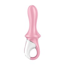 Розовый вибромассажер Air Pump Booty 5+ - 18,1 см., цвет розовый - Satisfyer