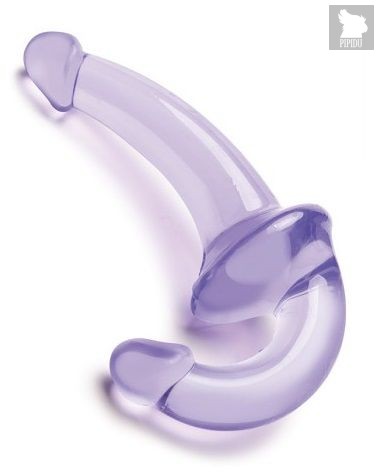 Фиолетовый безремневой страпон Strapless Strap-On, цвет фиолетовый - Lux Fetish