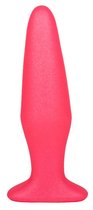 Розовая анальная пробка - 14 см., цвет розовый - Lovetoy (А-Полимер)