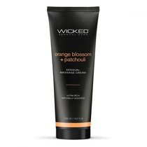 Массажный легкий крем WICKED Orange Blossom plus Patchouli - 120 мл. - Wicked