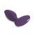 Фиолетовая анальная пробка для ношения Ditto с вибрацией и пультом ДУ - 8,8 см - We-Vibe