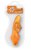 Оранжевый гелевый вибратор с широким основанием JELLY JOY 7INCH 10 RHYTHMS - 17,5 см, цвет оранжевый - Dream toys