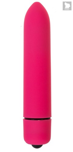 Розовая вибропуля с заострённым кончиком - 9,3 см., цвет розовый - Oyo