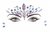 Украшение на лицо Dazzling Crowned Face, цвет прозрачный - Shots Media