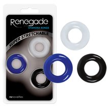 Набор эрекционных колец Renegade - Stamina Rings, цвет разноцветный - NS Novelties